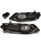2016-2018 Honda HR-V Fog Lights with Switch & Bezel - Chrome/Clear