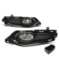 2016-2018 Honda HR-V Fog Lights with Switch & Bezel - Chrome/Clear