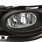 2016-2018 Honda HR-V Fog Lights with Switch & Bezel - Chrome/Clear