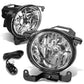 2003-2006 Hyundai Accent Fog Lights with Switch - Chrome/Clear