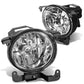 2003-2006 Hyundai Accent Chrome Clear Fog Lights 881 Bulb
