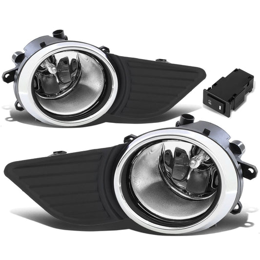 2011-2017 Toyota Sienna Fog Lights with Switch Chrome Bezel H11
