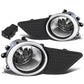 2011-2017 Toyota Sienna Fog Lights with Switch Chrome Bezel H11