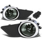 2011-2017 Toyota Sienna Fog Lights with Switch Chrome Bezel Smoke