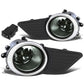 2011-2017 Toyota Sienna Fog Lights with Switch Chrome Bezel Smoke