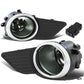2011-2017 Toyota Sienna Fog Lights with Switch Chrome Bezel Smoke