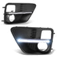 2015-2017 Subaru WRX STI LED Fog Lights with Bezel Chrome Clear