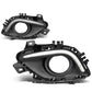 2014-2016 Mazda 6 Fog Light Cover with DRL Strip - Black/Chrome