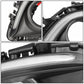 2014-2016 Mazda 6 Fog Light Cover with DRL Strip - Black/Chrome
