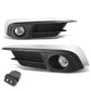 2016 Honda Civic Fog Lights with Switch and Bezel - Chrome/Clear