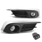 2016 Honda Civic Fog Lights with Switch and Bezel - Chrome/Clear
