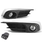 2016 Honda Civic Fog Lights with Switch and Bezel - Chrome/Clear