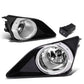 2009-2010 Toyota Corolla Fog Lights with Switch & Bezel H11 Chrome