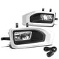 15-18 GMC Yukon Fog Lights w/ Switch & Bezel Chrome Clear