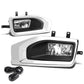 15-18 GMC Yukon Fog Lights w/ Switch & Bezel Chrome Clear