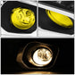 16-17 Toyota Tacoma Fog Lights with Switch & Bezel H11 Amber