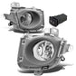 2010-2012 Toyota Prius Fog Lights with Switch & Bezel - H11 Chrome