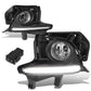 2014-2016 Toyota Highlander Fog Lights with Switch Black Bezel Chrome