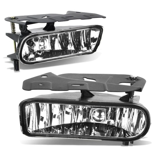 2002-2006 Cadillac Escalade Bolt-On Fog Lights Chrome Clear 899 Bulb