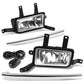 15-20 Chevy Tahoe Suburban Fog Lights with Switch Chrome Bezel