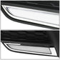2016-2018 Honda Civic Fog Light Cover with Black Bezel