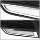 2016-2018 Honda Civic Fog Light Cover with Chrome Trim - Clear