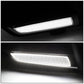 2016-2018 Honda Civic Fog Light Cover with Chrome Trim - Clear