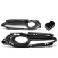 2016-2018 Honda HR-V Fog Light Cover with DRL Strip - Black/Clear
