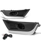 2017-2018 Honda CR-V Fog Lights with Chrome Trim Bezel - Smoke