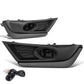 2017-2018 Honda CR-V Fog Lights with Black Trim Bezel - Smoke