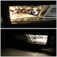 17-18 Nissan Rogue Fog Lights with Black Bezel Chrome Clear