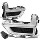 2017-2018 Nissan Rogue Smoke Fog Lights with Chrome Bezel