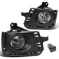 2012-2014 Toyota Prius C Fog Lights with Switch & Bezel Chrome/Clear