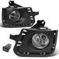2012-2014 Toyota Prius C Fog Lights with Switch & Bezel Chrome/Clear