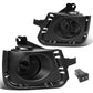 2012-2014 Toyota Prius C Fog Lights with Switch & Bezel - Smoke
