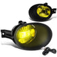 02-09 Dodge Ram Fog Lights with Switch & Bezel - Amber Steel Bumper