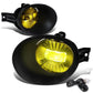 02-09 Dodge Ram Fog Lights with Switch & Bezel - Amber Steel Bumper