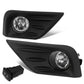 2016-2018 Nissan Altima Fog Lights with Switch & Black Bezel