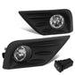 2016-2018 Nissan Altima Fog Lights with Switch & Black Bezel