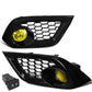 2016-2018 Toyota iM Fog Lights with Switch & Bezel - Amber