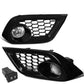 2016-2018 Toyota iM Fog Lights with Switch & Bezel - Chrome/Clear