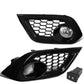 2016-2018 Toyota iM Fog Lights with Switch & Bezel - Chrome/Clear