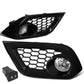 2016-2018 Toyota iM Fog Lights with Switch & Bezel - Chrome/Clear