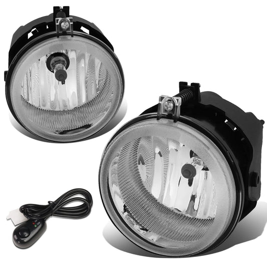 2005-2010 Dodge Multi-Model Chrome Fog Lights with Switch