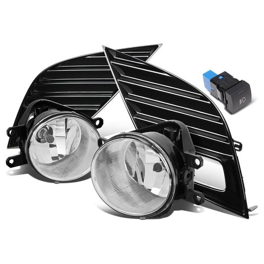 18-20 Toyota Camry SE XSE Fog Lights with Switch Black Bezel