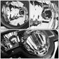 02-06 Chevrolet Avalanche Chrome Clear Fog Lights Body Cladding