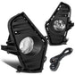 2019-2020 Toyota RAV4 Fog Lights with Switch Black Bezel Chrome