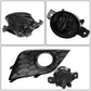 2016-2019 Nissan Sentra Fog Lights with Switch - Smoke Black Bezel