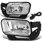09-12 Dodge Ram 1500 / 11-18 Ram 2500 3500 Fog Lights Chrome Clear