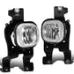 2008-2010 Ford F-250 F-350 F-450 F-550 Super Duty Fog Lights Chrome